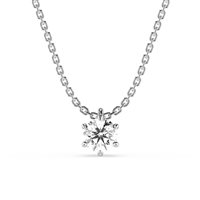 Collana Ama Donna Sintonia in Oro bianco Diamante Lab Grown AMA-GI-104-1.00CT